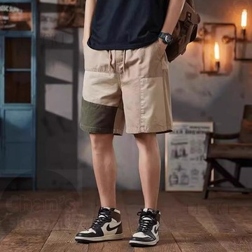 【店鋪熱銷】📍夏季男士休闲短裤薄款宽松工装裤ins潮牌时尚中裤运动五分裤