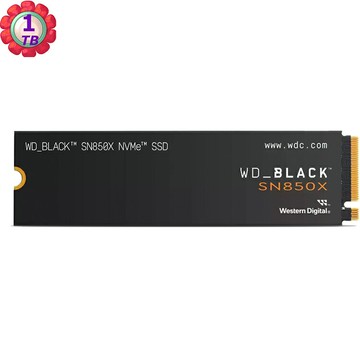 WD_BLACK SN850X 1TB M.2 NVMe PCIe SSD 7300MB/s WDS100T2X0E -公司貨