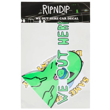 RIPNDIP 中指貓 RNDFAL24256 WE OUT HERE CAR STICKER PACK 貼紙 車貼 安全帽貼 (三入)