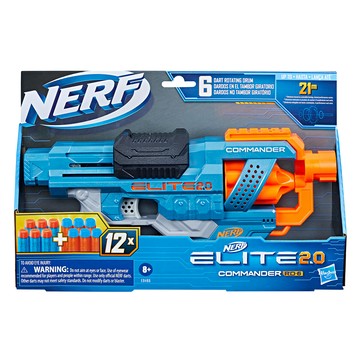 Hasbro 孩之寶 NERF 樂活打擊 菁英系列 玩具槍  指揮官 RD 6  1組