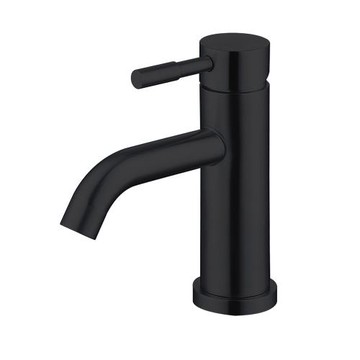 【Aberdeen】不鏽鋼單孔面盆龍頭(現代黑工業風) E20C-B101MB