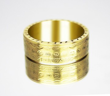 波蘭硬幣戒指 2 零 2007 硬幣戒指男士硬幣戒指女士女士禮物