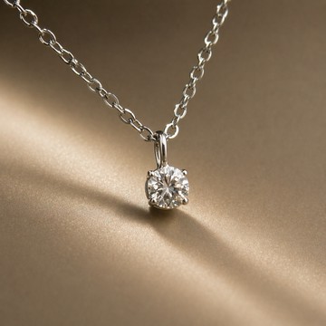【JEB JADE 翠藝寶】Peninsula 天然白鑽石套鏈 F/VS1 0.16ct