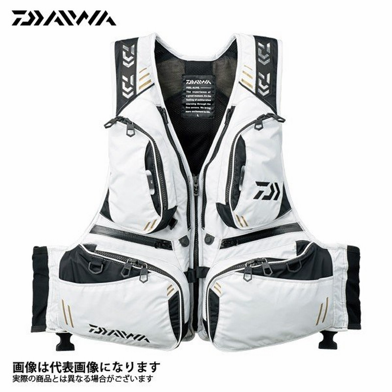 ダイワ Df 3607 フローティングベスト ライトグレー L ライフジャケット フィッシングベスト 通販 Lineポイント最大0 5 Get Lineショッピング