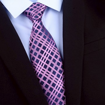 8厘米紫色領帶男士桑蠶絲領帶新郎結婚真絲領帶正裝商務襯衣領帶