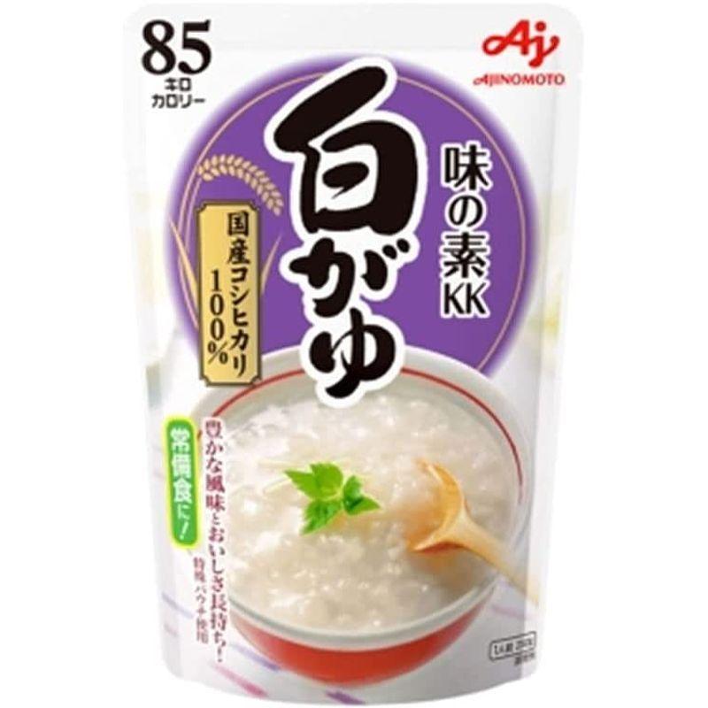 味の素KK おかゆ 白がゆ250g、玉子がゆ250g、小豆がゆ250g、梅がゆ250g、紅鮭がゆ250g 5種アソート 各1個セット