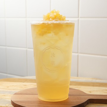 【汝菓】鳳梨青茶 L (冷/熱) 700 c.c.★茶飲★水果風味★電子票券★外帶美食★夏季飲品★免運