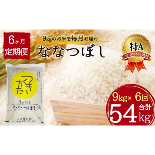 ふるさと納税 北海道 月形町 北海道 定期便 6ヵ月連続6回 令和5年産 ななつぼし 4.5kg×2袋 特A 精米 米 白米 ご飯 お米 ごはん 国産 ブランド米 おにぎり ふ…