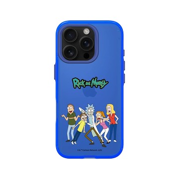 iPhone 16 Pro Clear 激光藍 - 瑞克和莫蒂 Rick and Morty - 史密斯一家