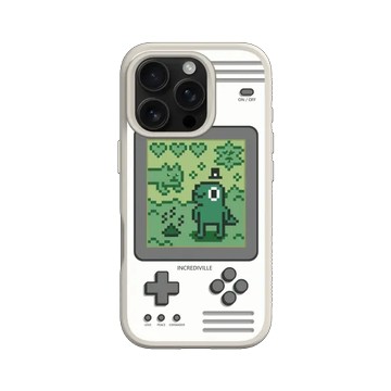 iPhone 16 Pro SolidSuit 貝殼灰 - 怪奇事物所 Incrediville - 8-bit所長飼育家