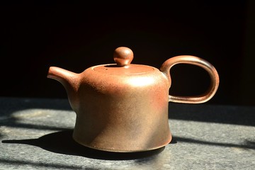 客噐客氣 柴燒正把鐘型壺 柴燒壺 柴燒金彩 禮物 新年禮物禮物