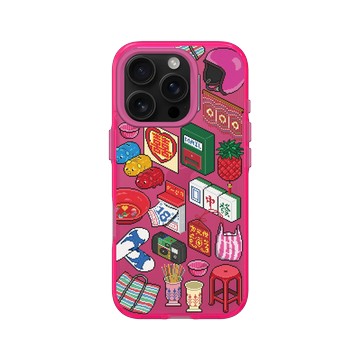 iPhone 16 Pro Clear 粉漾桃 - 老屋顏 Old House Face - 像素百貨