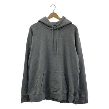 MM6 Maison Margiela  2021秋冬系列 | 刺繡Logo超大套頭連帽衫 | M碼 | 灰色 | 女款