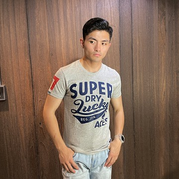 美國百分百【全新真品】極度乾燥 Superdry T恤 上衣 T-shirt 短袖 復古LOGO 短T  AL41