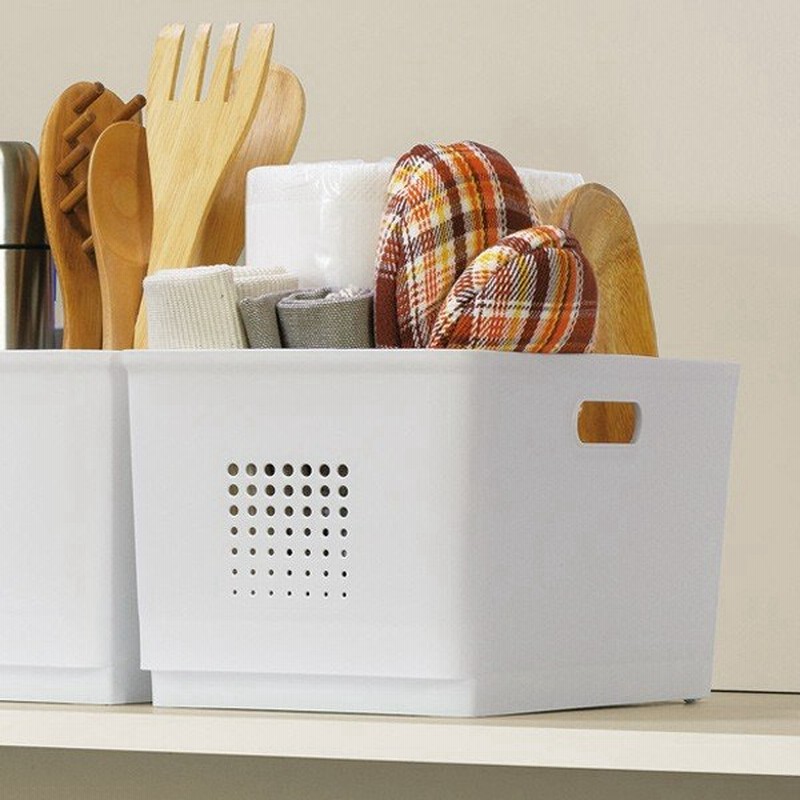 パントリー収納 幅18cm 奥行30cm 高さ16cm キッチン収納ボックス シューノ 棚上用 収納ボックス 収納ケース 整理ケース 通販 Lineポイント最大0 5 Get Lineショッピング