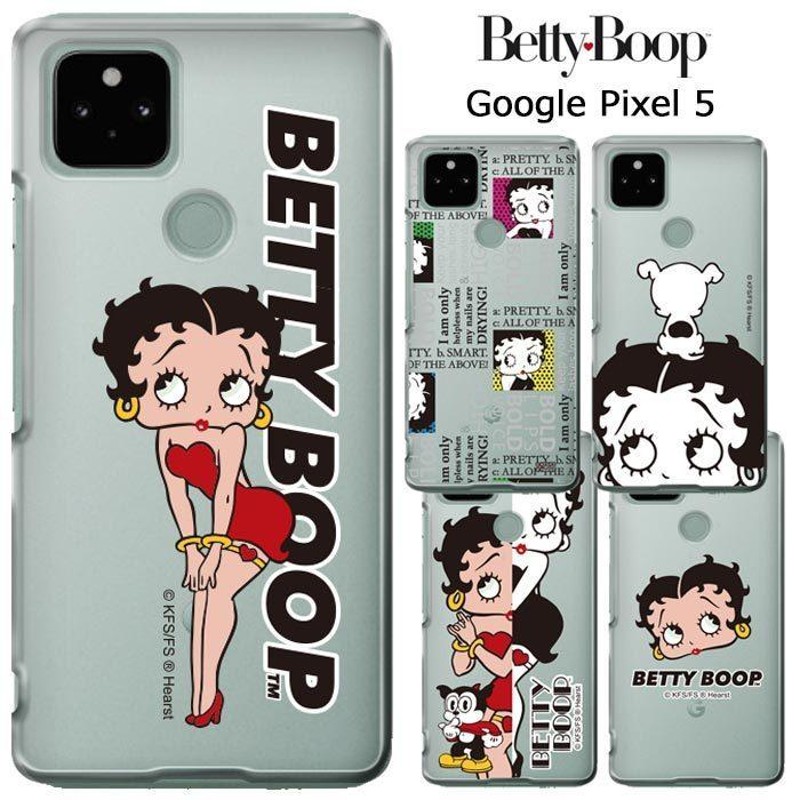 GooglePixel5 ベティ・ブープ クリア ケース ベティちゃん BETTYBOOP グッズ ベティーちゃん グーグルピクセル5 Google  Pixel 5 スマホカバー スマホケース | LINEブランドカタログ