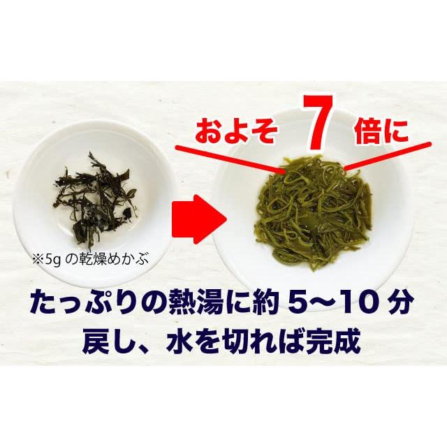 めかぶ めひび 乾燥めかぶ 三陸産 120g (40g×3袋) 刻みめかぶ 国産