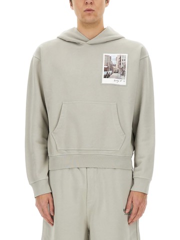Helmut Lang postcard Hoodie