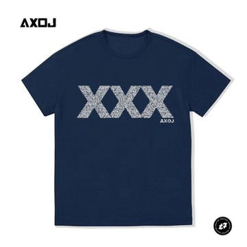 AXOJ美式T恤速幹籃球短袖夏季街頭運動潮牌投籃服網眼寬鬆透氣男士運動短袖上衣 男士運動訓練T恤 男士籃球運動短袖