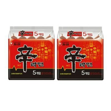 【NONG SHIM 農心】即期品-辛拉麵 官方境內版(120g X5包 X2袋)(效期2026.07.14)