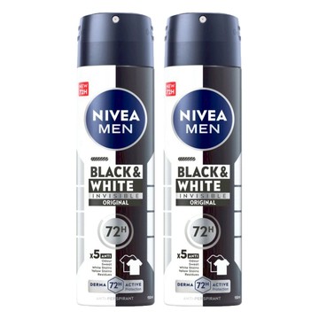 NIVEA 妮維雅 男士止汗爽身噴霧 無印乾爽  150ml  2瓶