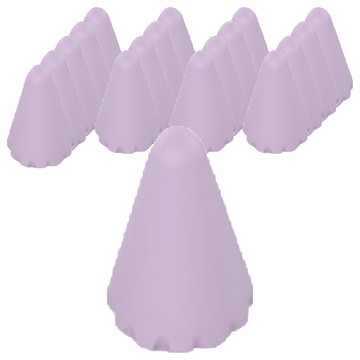 Apple Pencil 筆尖保護套 Set 第1代/第2代適用 18入組 0.4mm厚度  混色  1組