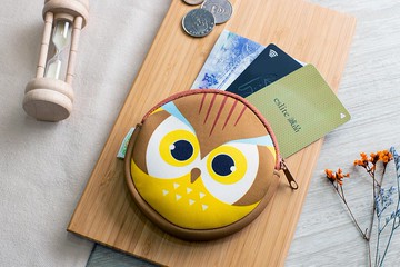 零錢包/錢包- 貓頭鷹 A5 /防潑水/可放卡片