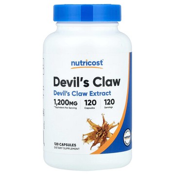 Nutricost, 南非鉤麻，300 毫克，120 粒膠囊