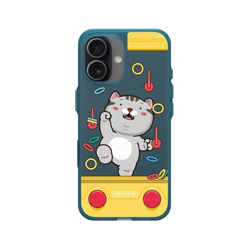 iPhone 17 Clear (相機按鈕) 夜幕藍 - VITA VITA．塔仔是隻貓 - 水中套圈