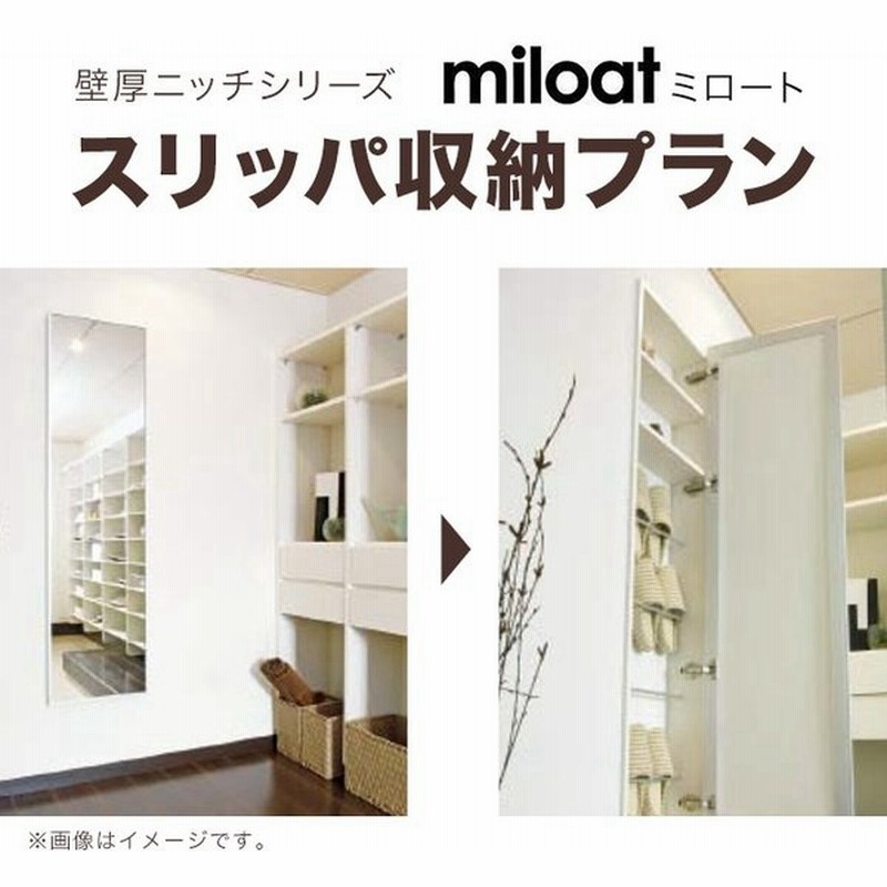 南海プライウッド 壁厚ニッチシリーズ ミロート スリッパ収納プラン Mlt Sb Mlt Mt デッドスペース有効活用 埋め込み収納 壁厚収納 通販 Lineポイント最大0 5 Get Lineショッピング