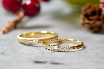 2025聖誕節特別設計-18K 靜夜星光戒指&繁星之夜戒指套組-尾戒