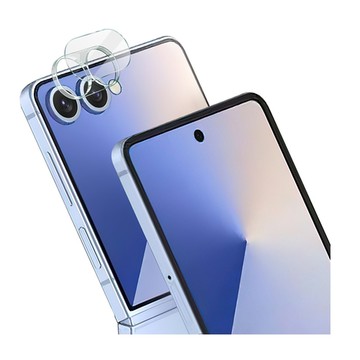 Imak｜SAMSUNG 三星 Z Flip 7 5G 鏡頭玻璃貼(一體式)(透明版/曜黑版/黑圈版) 奈米吸附