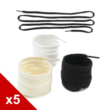 糊塗鞋匠 優質鞋材 G208 純棉復古雙層扁鞋帶160cm 5雙