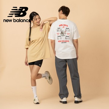 [New Balance]世界美食家短袖上衣_男性_白色_MT61H51DWT