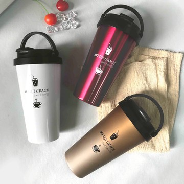 【FUJI-GRACE富士雅麗】304不鏽鋼手提咖啡杯500ml