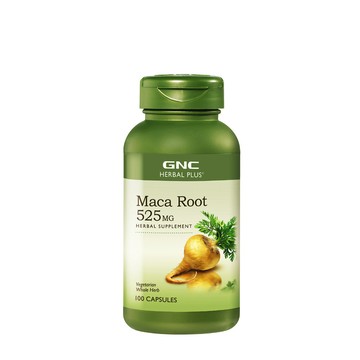 GNC 馬卡525膠囊食品(100粒/瓶) 祕魯草本植萃人蔘 增強體力 精神旺盛