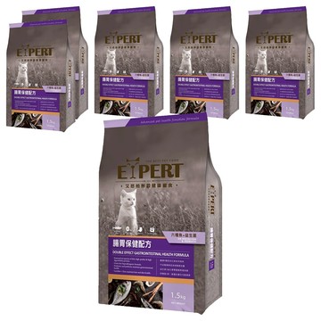 福壽實業 EXPERT 艾思柏 無穀貓食 雙效配方  腸胃保健  1.5kg  6袋
