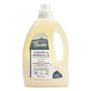 LA CORVETTE 法釩經典馬賽環保濃縮洗衣精 天然溫和 深層潔淨 呵護全家肌膚  1.5L  1瓶