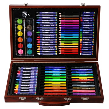 夢想藝術 夢想藝術美術套組 木質畫箱 MS-110W  1組  綜合色