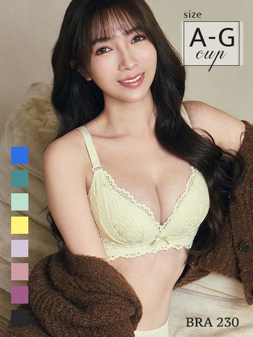 BRA230 無鋼圈【養波波】透氣包覆調整型內衣單件 8色