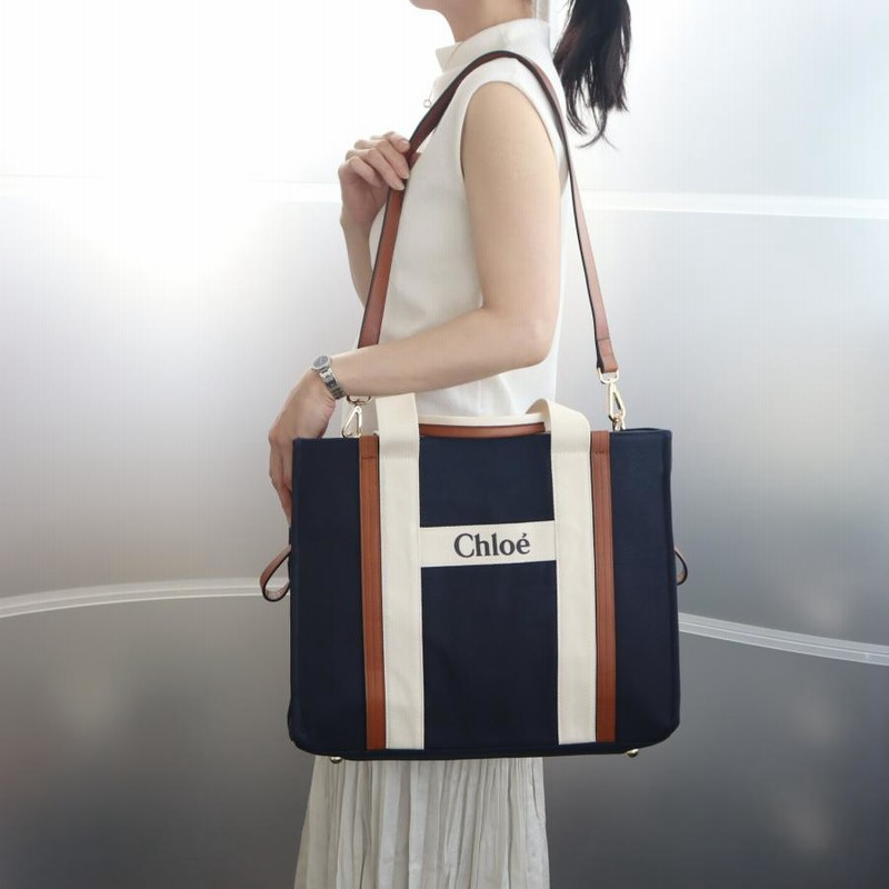 クロエ Chloe バッグ （ネイビー） -靴＆ファッション通販