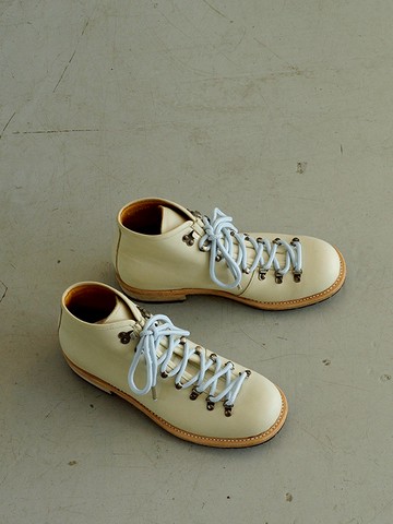 Walker Goodyear Welt Boots Light Beige