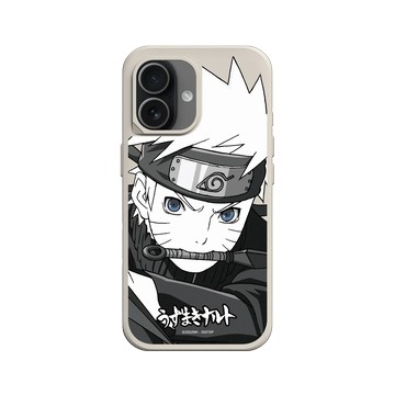 iPhone 17 SolidX 貝殼灰 - 火影忍者 Naruto - 黑白系列-鳴人