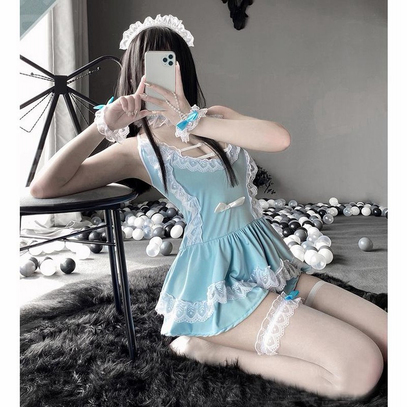 絶品】 セクシー コスプレ M 赤 メイド風 ミニスカート メイド 仮装 レッド めいど服 ミニスカート 女性用 しんぷる 可愛い こすぷれ