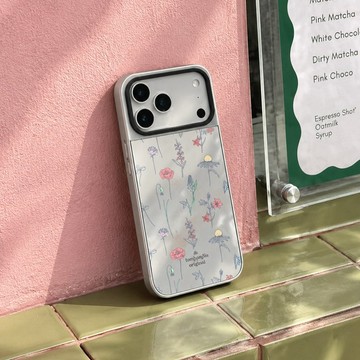 【FlowerBox VOL.34】銀框鏡面MagSafe iPhone Case