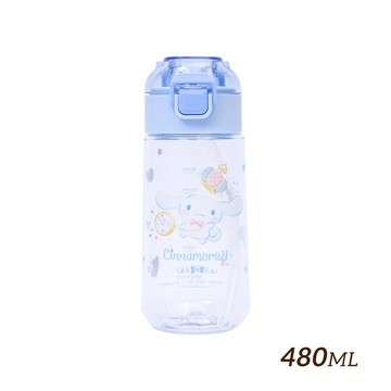 【HOUSUXI】三麗鷗大耳狗喜拿 -Tritan 彈蓋吸管水瓶480ml【新品上市↘74折起】＜售價已折＞