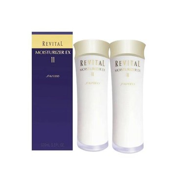 SHISEIDO 資生堂 REVITAL莉薇特麗 全效乳液EX-II滋潤型-會員禮 100ml x 2入組(公司貨)