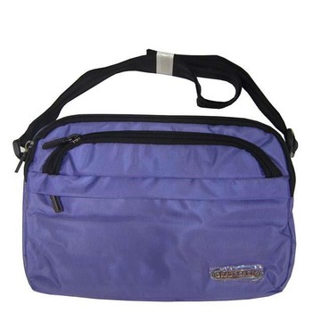 Kawasaki 斜側包小容量二層主袋口可8寸平板進口專櫃肩背斜側進口防水尼龍布