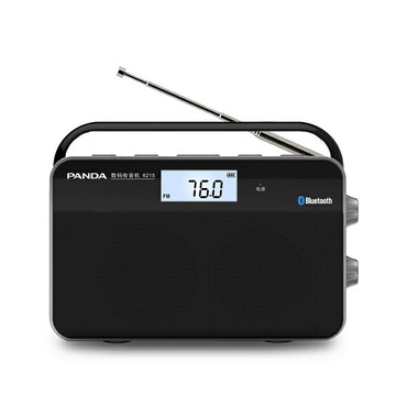 PANDA/熊貓 6215調頻收音機老人便攜半導體插卡音箱充電