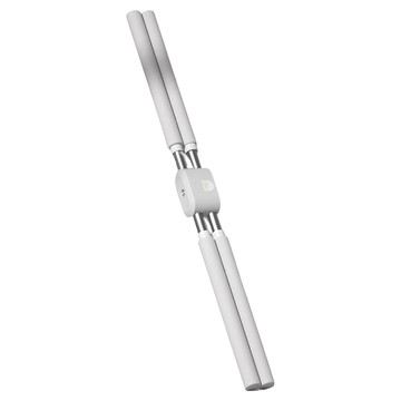 LEADER X 瑜珈不鏽鋼十字棍 免安裝 可調進階款 開肩美背 矯正駝背 柔軟舒適  單一商品  灰色